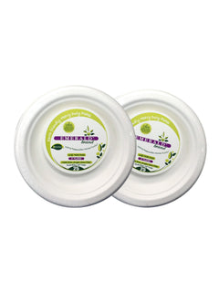 Emerald Round Plates 6" — 20 Packs of 25 (500 Total)