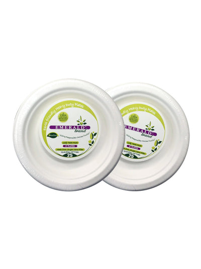 Emerald Round Plates 6
